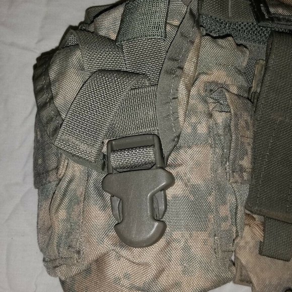 MOLLE II ACU FLC TACTICAL FIGHTING LOAD CARRIER VEST CHEST RIG & POUCHES JJ 1025 - Picture 6 of 13
